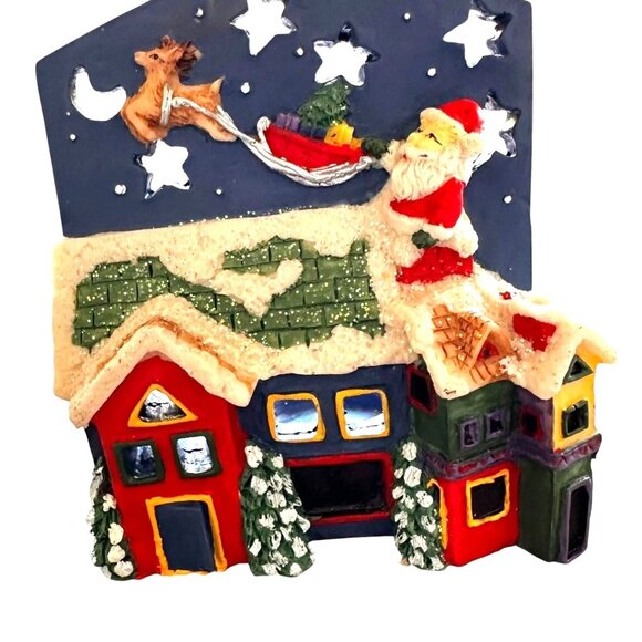 VTG Gift Collection Candle Holder New Christmas Rudolph Reindeer Santa C… - Picture 4 of 11